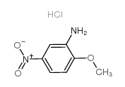 2-甲氧基-5-硝基苯胺盐酸盐结构式