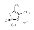 sodium,2-hydroxy-4,5-dimethyl-1,3,2λ5-dioxaphosphole 2-oxide Structure