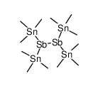 tetrakis(trimethylstannyl)distibane结构式