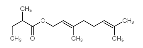 geranyl 2-methyl butyrate结构式
