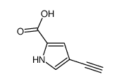 1H-Pyrrole-2-carboxylic acid, 4-ethynyl- (9CI)结构式