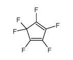 1,2,3,4,5,5-Hexafluoro-1,3-cyclopentadiene structure
