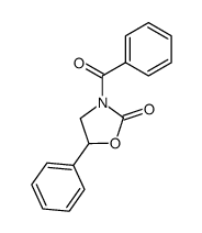N-benzoyl-5-phenyl-oxazolidin-2-one Structure