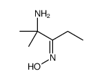 N-(2-amino-2-methylpentan-3-ylidene)hydroxylamine Structure