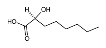 (S)-2-hydroxyoctanoic acid结构式