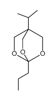 4-isopropyl-1-propyl-2,6,7-trioxabicyclo[2.2.2]octane structure
