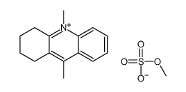 9,10-dimethyl-1,2,3,4-tetrahydroacridin-10-ium,methyl sulfate Structure