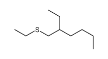 3-(ethylsulfanylmethyl)heptane Structure