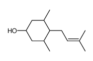 3,5-Dimethyl-4-(3-methyl-2-butenyl)cyclohexanol Structure