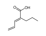 (E,Z) 2-Propyl-2,4-pentadienoic Acid Structure