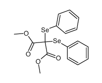 Dimethyl 2,2-(diphenylseleno)propanedioate Structure