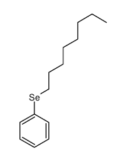 octylselanylbenzene Structure