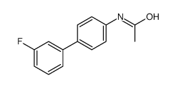 4'-(m-Fluorophenyl)acetanilide Structure