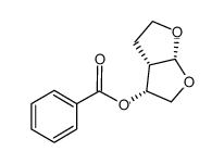 (3R,3aS,6aR)-hexahydrofuro[2,3-b]furan-3-yl benzoate Structure
