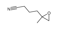 4-(2-methyloxiran-2-yl)butanenitrile Structure