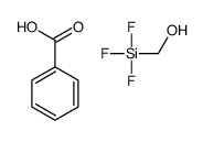 benzoic acid,trifluorosilylmethanol Structure