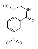 N-(2-hydroxyethyl)-3-nitro-benzamide Structure