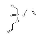 3-[chloromethyl(prop-2-enoxy)phosphoryl]oxyprop-1-ene结构式