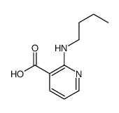 2-(Butylamino)nicotinic acid结构式