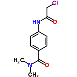 4-[(Chloroacetyl)amino]-N,N-dimethylbenzamide Structure