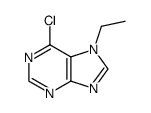 6-chloro-7-ethylpurine Structure