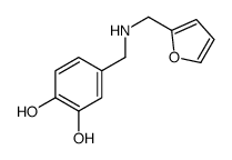 1,2-Benzenediol, 4-[[(2-furanylmethyl)amino]methyl]- (9CI) structure