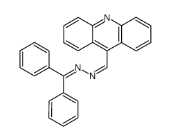 benzophenone-9-acridinealdehyde azine结构式