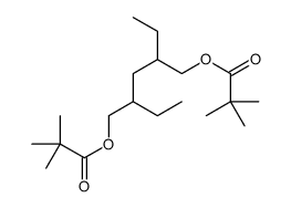 [4-(2,2-dimethylpropanoyloxymethyl)-2-ethylhexyl] 2,2-dimethylpropanoate Structure