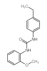 3-(4-ethylphenyl)-1-(2-methoxyphenyl)urea结构式