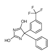 5-phenyl-5-[3-(trifluoromethyl)phenyl]imidazolidine-2,4-dione Structure