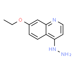Quinoline, 7-ethoxy-4-hydrazino- (9CI) structure