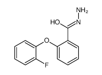 2-(2-fluorophenoxy)benzohydrazide Structure