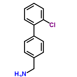 1-(2'-Chloro-4-biphenylyl)methanamine结构式