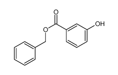 Benzoic acid, 3-hydroxy-, phenylmethyl ester structure