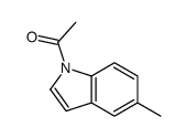 1-(5-methylindol-1-yl)ethanone结构式