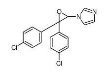 1-[3,3-bis(4-chlorophenyl)oxiran-2-yl]imidazole Structure