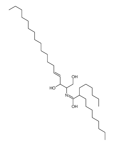 N-(1,3-dihydroxyoctadec-4-en-2-yl)-2-hexyldecanamide Structure