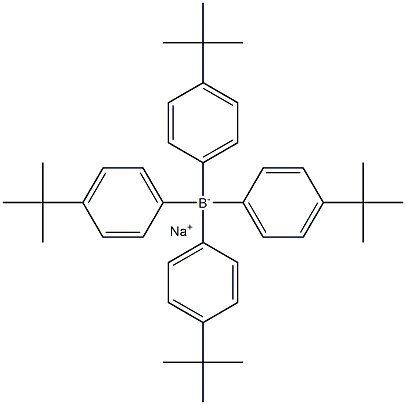 Borate(1-), tetrakis[4-(1,1-diMethylethyl)phenyl]-, sodiuM (9CI)结构式