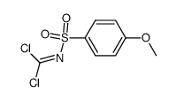 [(4-methoxyphenyl)sulfonyl]carbonimidic dichloride结构式