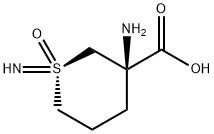 2H-Thiopyran-3-carboxylicacid,3-amino-1,1,3,4,5,6-hexahydro-1-imino-,1- structure