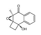 (2aR,3aR,8bR)-8b-hydroxy-3a-methyl-1,8b-dihydro-2H-cyclobuta[1,2]naphtho[2,3-b]oxiren-4(3aH)-one Structure