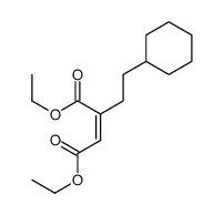 diethyl 2-(2-cyclohexylethyl)but-2-enedioate Structure