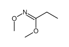 methyl N-methoxypropanimidate结构式