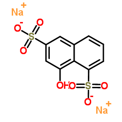 Dinatrium-8-hydroxynaphthalen-1,6-disulfonat structure