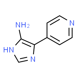 1H-Imidazol-4-amine,5-(4-pyridinyl)- (9CI) Structure