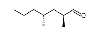 (2S,4S)-2,4,6-trimethylhept-6-enal结构式