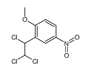 4-nitro-2-(1,2,2-trichloro-ethyl)-anisole结构式