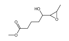 methyl (RS)-5-hydroxy-6,7-epoxyoctanoate结构式