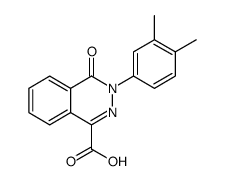1-Phthalazinecarboxylic acid, 3-(3,4-dimethylphenyl)-3,4-dihydro-4-oxo Structure