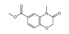 4-methyl-3-oxo-3,4-dihydro-2H-benz[1,4]oxazine-6-carboxylic acid methyl ester Structure